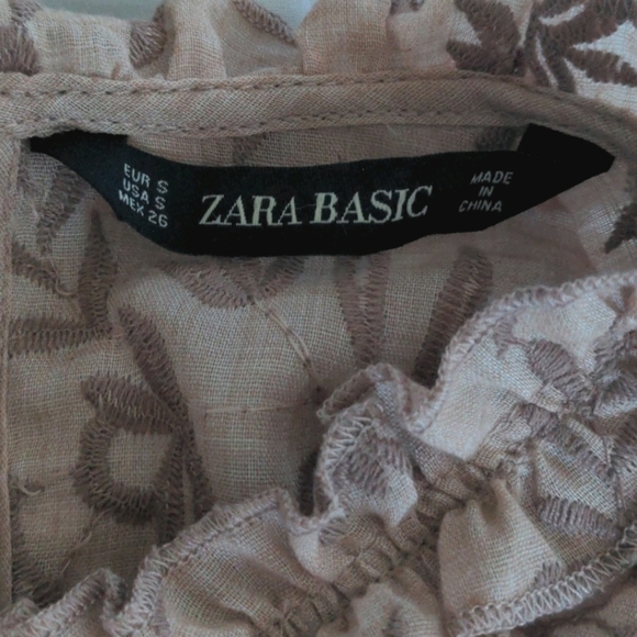 Zara dusty rose blouse - Picture 3 of 3
